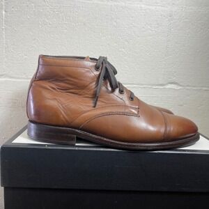 Thursday Everyday Boots Cadet WLN CAD Brown Leather Cap Toe Lace up Men's 10 US